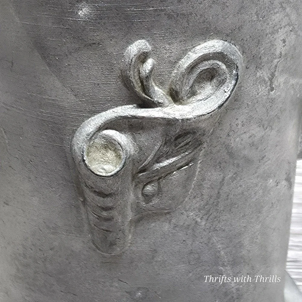 Vintage Peltrato 95% Pewter Measuring Cup - 1/2 Liter - Made in‎ Italy